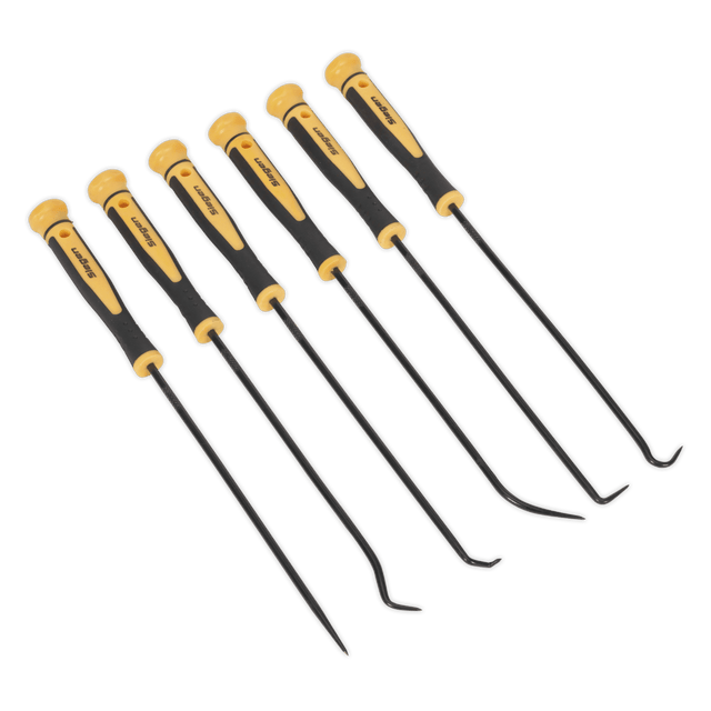 Sealey S01104 Pick & Hook Set 6pc Extra - Long - S01104 - Sealey Tools UK - Trade Counter Direct