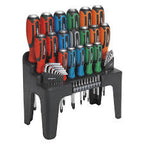 Sealey S01106 Hammer - Thru Screwdriver, Hex Key & Bit Set 44pc - S01106 - Sealey Tools UK - Trade Counter Direct