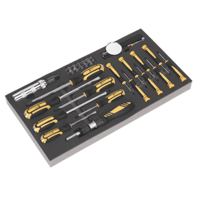 Sealey S01128 Tool Tray with Screwdriver Set 36pc - S01128 - Sealey Tools UK - Trade Counter Direct