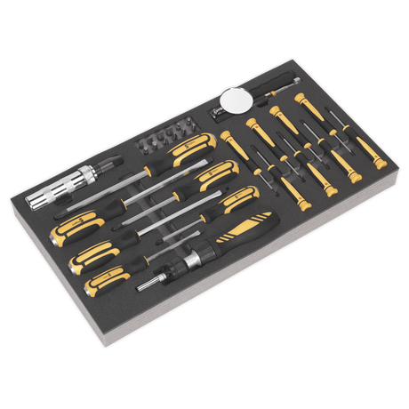 Sealey S01128 Tool Tray with Screwdriver Set 36pc - S01128 - Sealey Tools UK - Trade Counter Direct