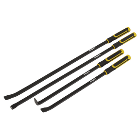 Sealey S01193 Pry Bar Set 4pc Heavy - Duty with Hammer cap - S01193 - Sealey Tools UK - Trade Counter Direct