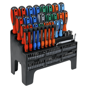 Sealey S01248 Screwdriver, Bit & Nut Driver Set 100pc - S01248 - Sealey Tools UK - Trade Counter Direct
