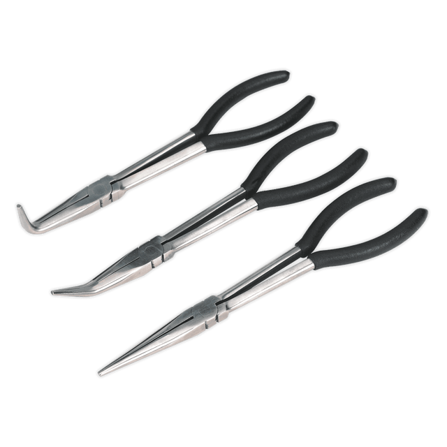 Sealey S0433 Needle Nose Pliers Set 3pc 275mm - S0433 - Sealey Tools UK - Trade Counter Direct