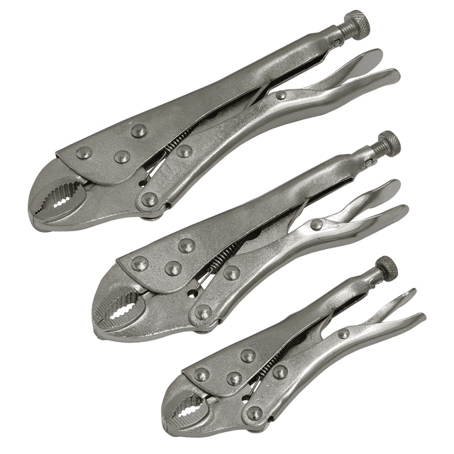 Sealey S0463 Locking Pliers Set 3pc - S0463 - Sealey Tools UK - Trade Counter Direct