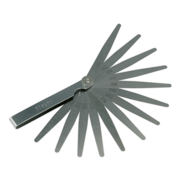 Sealey S0518 Siegen Imperial Feeler Gauge 13 Blade - S0518 - Sealey Tools UK - Trade Counter Direct