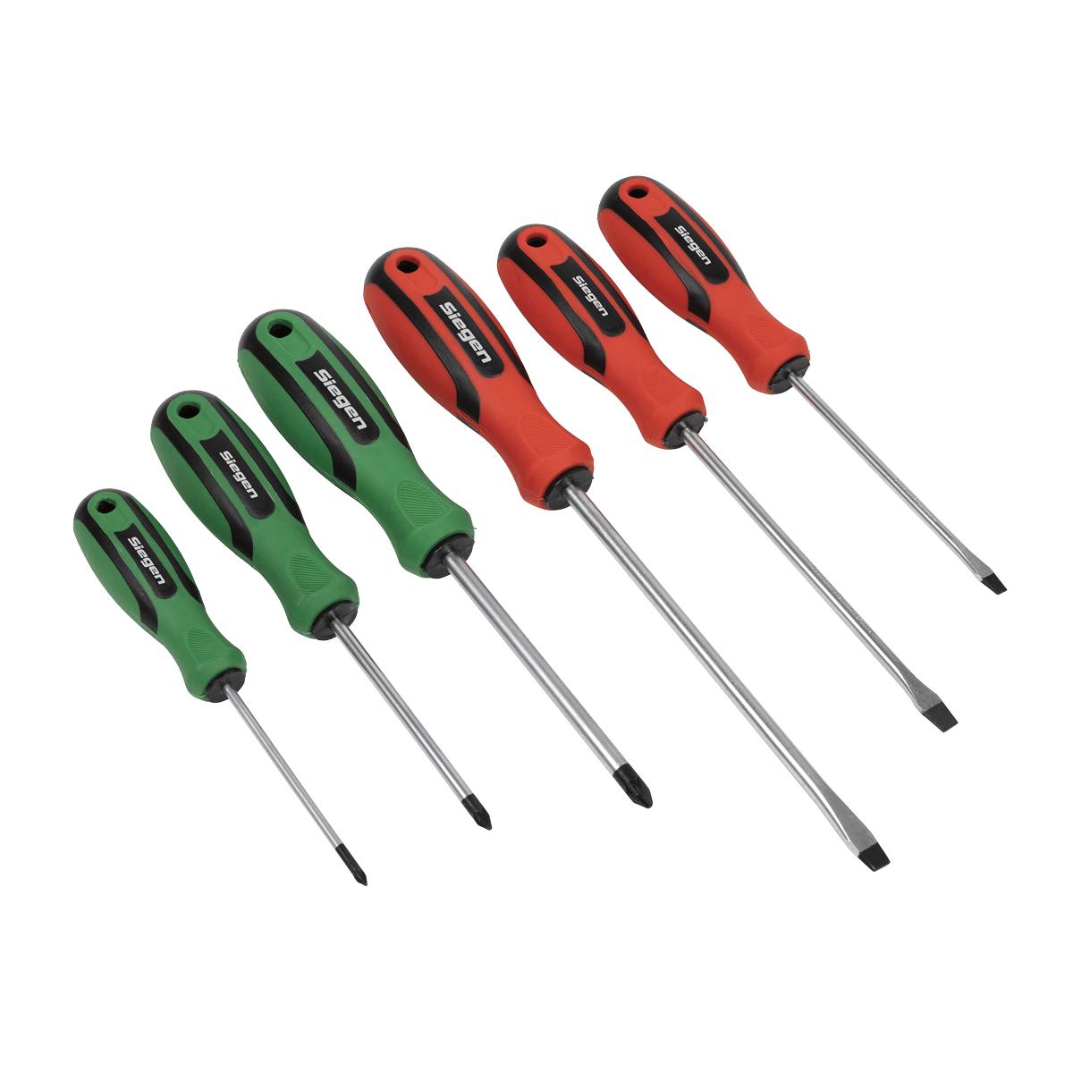 Sealey S0615 Soft Grip Screwdriver Set 6pc - S0615 - Sealey Tools UK - Trade Counter Direct