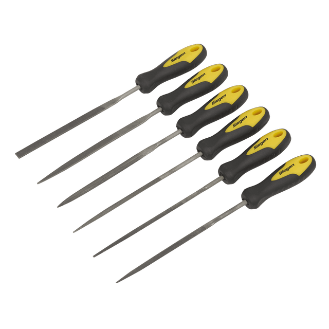 Sealey S0628 Needle File Set 6pc 100mm - S0628 - Sealey Tools UK - Trade Counter Direct