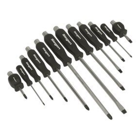Sealey S0641 Screwdriver Set 12pc Hammer - Thru - S0641 - Sealey Tools UK - Trade Counter Direct