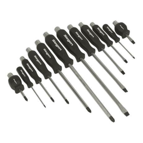 Sealey S0641 Screwdriver Set 12pc Hammer - Thru - S0641 - Sealey Tools UK - Trade Counter Direct