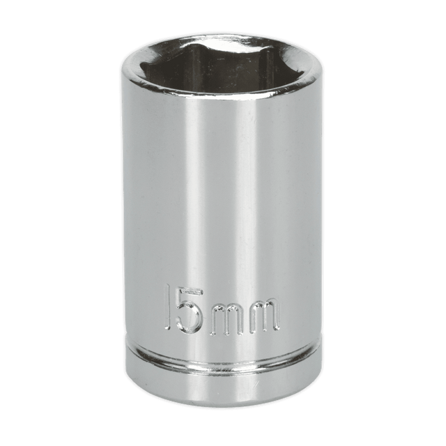 Sealey S0653 WallDrive® Socket 15mm 1/2"Sq Drive - S0653 - Sealey Tools UK - Trade Counter Direct