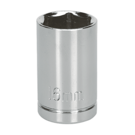 Sealey S0654 WallDrive® Socket 16mm 1/2"Sq Drive - S0654 - Sealey Tools UK - Trade Counter Direct