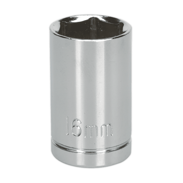 Sealey S0654 WallDrive® Socket 16mm 1/2"Sq Drive - S0654 - Sealey Tools UK - Trade Counter Direct