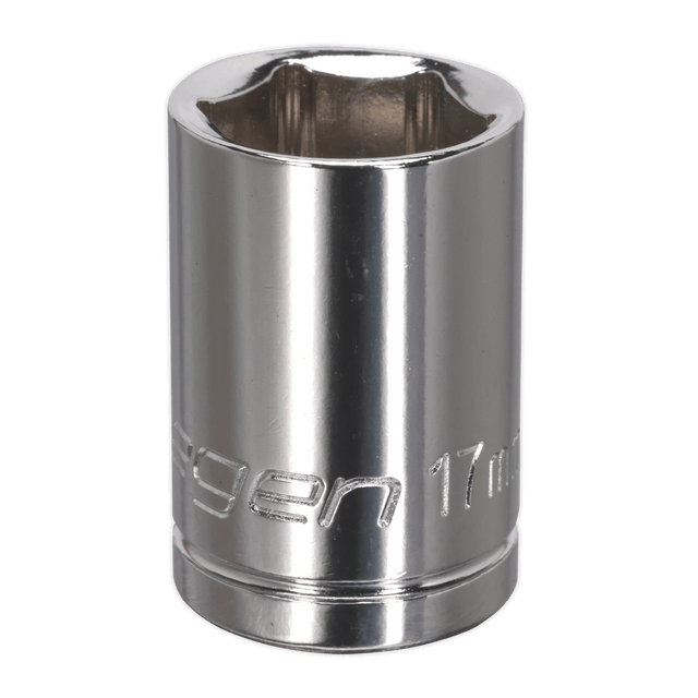 Sealey S0655 WallDrive® Socket 17mm 1/2"Sq Drive - S0655 - Sealey Tools UK - Trade Counter Direct