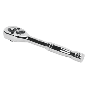 Sealey S0704 Ratchet Wrench 1/4"Sq Drive Pear - Head Flip Reverse - S0704 - Sealey Tools UK - Trade Counter Direct