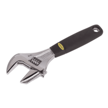 Sealey S0854 Adjustable Wrench with Extra - Wide Jaw Capacity 200mm - S0854 - Sealey Tools UK - Trade Counter Direct
