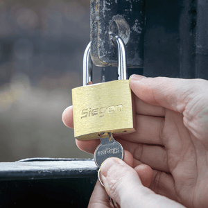 Sealey S0987 Siegen Brass Body Padlock with Brass Cylinder 40mm - S0987 - Sealey Tools UK - Trade Counter Direct