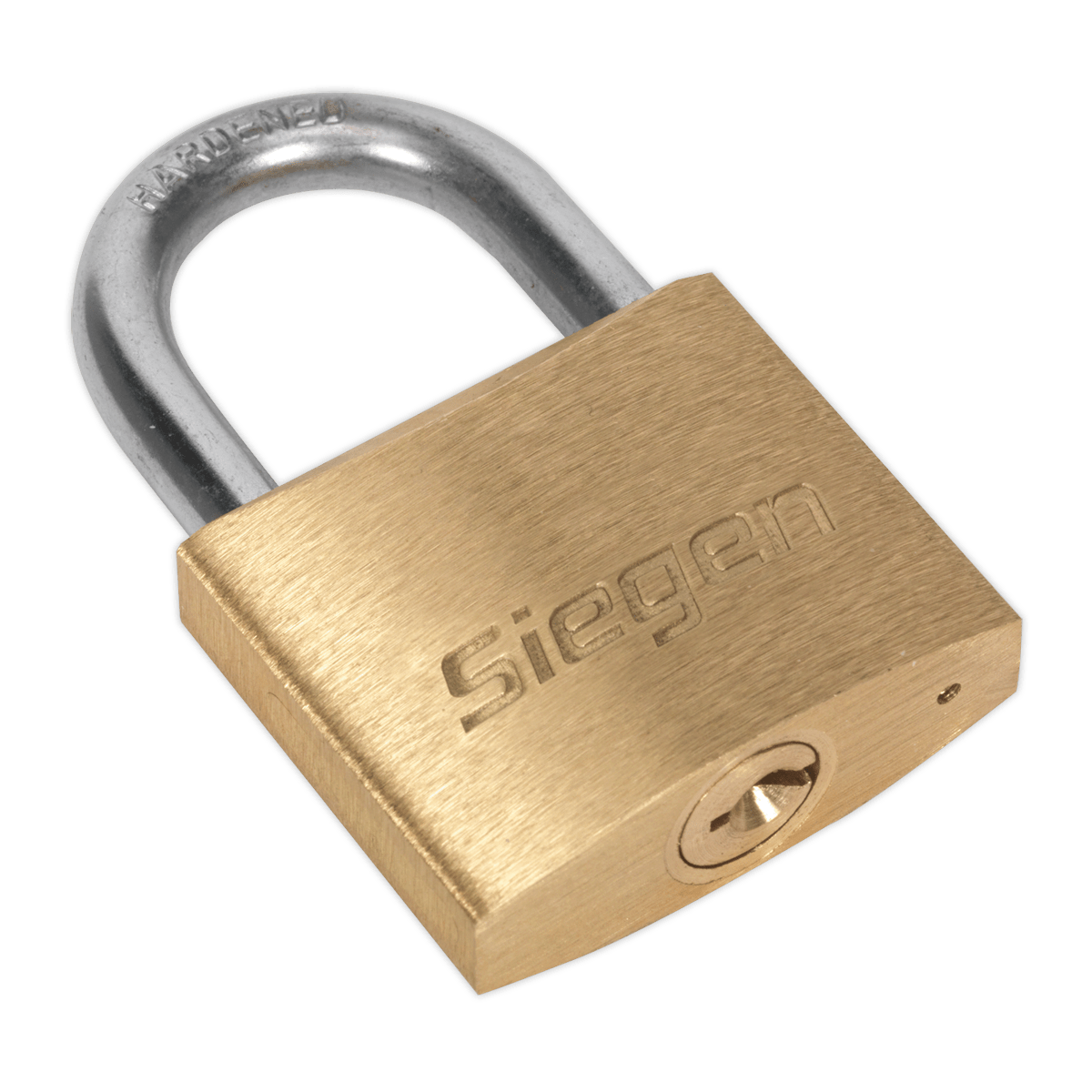 Sealey S0987 Siegen Brass Body Padlock with Brass Cylinder 40mm - S0987 - Sealey Tools UK - Trade Counter Direct