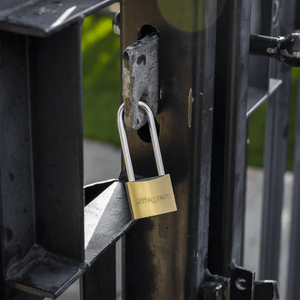 Sealey S0989 Siegen Brass Body Padlock with Brass Cylinder Long Shackle 40mm - S0989 - Sealey Tools UK - Trade Counter Direct