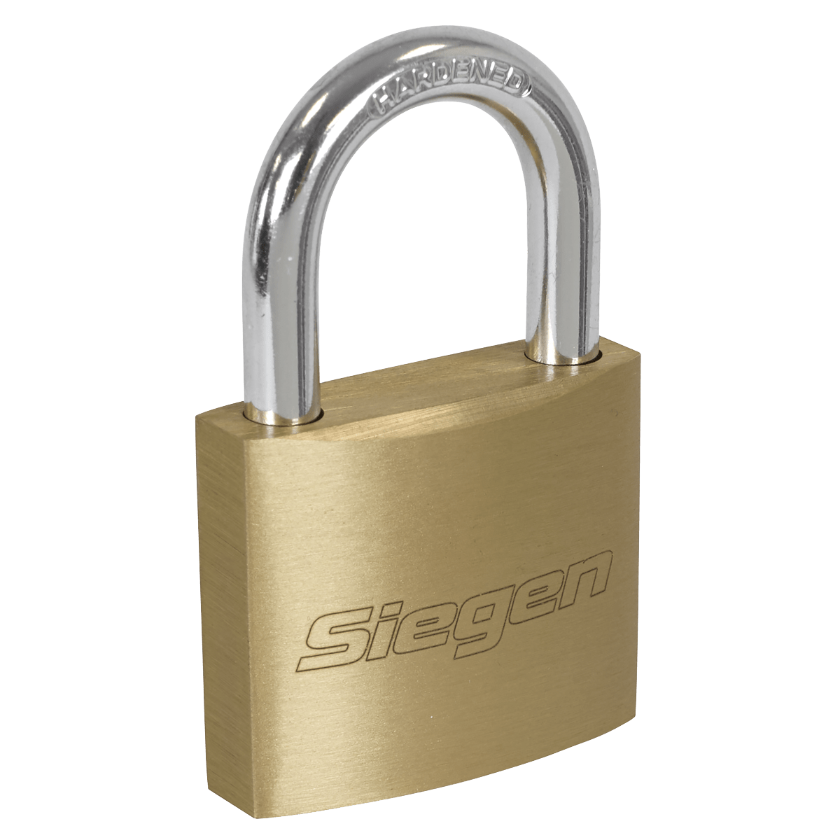 Sealey S0992 Siegen Brass Body Padlock with Brass Cylinder Keyed Alike - Pack of 4 - S0992 - Sealey Tools UK - Trade Counter Direct