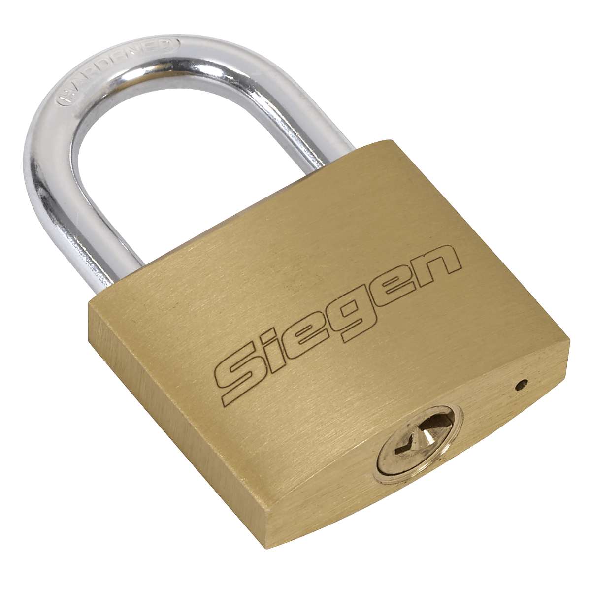 Sealey S0992 Siegen Brass Body Padlock with Brass Cylinder Keyed Alike - Pack of 4 - S0992 - Sealey Tools UK - Trade Counter Direct