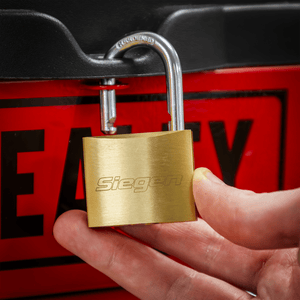 Sealey S0992 Siegen Brass Body Padlock with Brass Cylinder Keyed Alike - Pack of 4 - S0992 - Sealey Tools UK - Trade Counter Direct