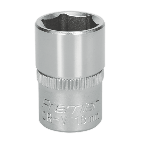 Sealey S1218 WallDrive® Socket 18mm 1/2"Sq Drive - S1218 - Sealey Tools UK - Trade Counter Direct
