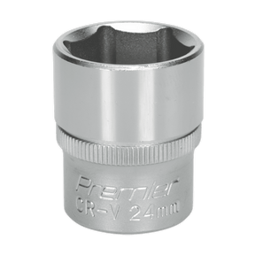Sealey S1224 WallDrive® Socket 24mm 1/2"Sq Drive - S1224 - Sealey Tools UK - Trade Counter Direct