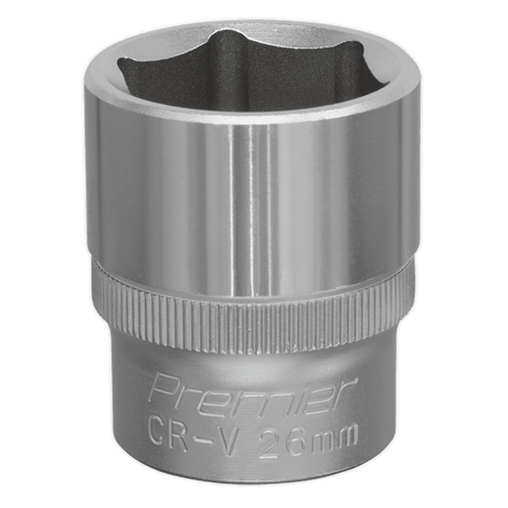 Sealey S1226 WallDrive® Socket 26mm 1/2"Sq Drive - S1226 - Sealey Tools UK - Trade Counter Direct