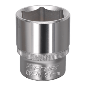 Sealey S1227 WallDrive® Socket 27mm 1/2"Sq Drive - S1227 - Sealey Tools UK - Trade Counter Direct