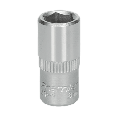 Sealey S1408 WallDrive® Socket 8mm 1/4"Sq Drive - S1408 - Sealey Tools UK - Trade Counter Direct
