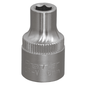 Sealey S3806 WallDrive® Socket 6mm 3/8"Sq Drive - S3806 - Sealey Tools UK - Trade Counter Direct