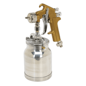 Sealey S775 Spray Gun Suction Feed Siegen Brand 1.7mm Set - Up - S775 - Sealey Tools UK - Trade Counter Direct