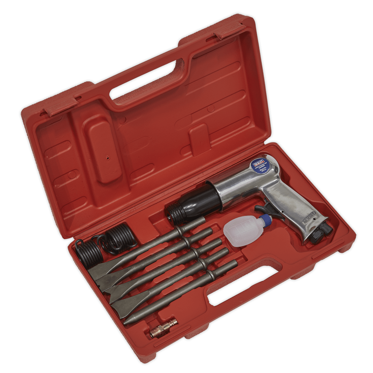 Sealey SA11 Air Hammer with Chisels Long Stroke - SA11 - Sealey Tools UK - Trade Counter Direct