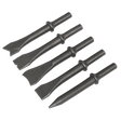 Sealey SA12C Air Hammer Chisel Set 5pc 120mm .401" Shank - SA12C - Sealey Tools UK - Trade Counter Direct