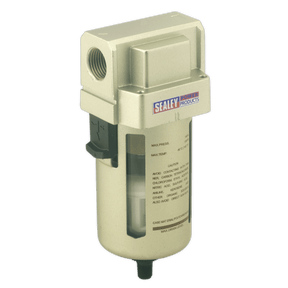 Sealey SA206FAD Air Filter Auto Drain Max Airflow 140cfm - SA206FAD - Sealey Tools UK - Trade Counter Direct