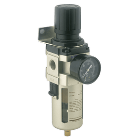 Sealey SA206FR Air Filter/Regulator Max Airflow 140cfm - SA206FR - Sealey Tools UK - Trade Counter Direct