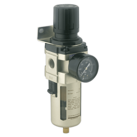 Sealey SA206FR Air Filter/Regulator Max Airflow 140cfm - SA206FR - Sealey Tools UK - Trade Counter Direct