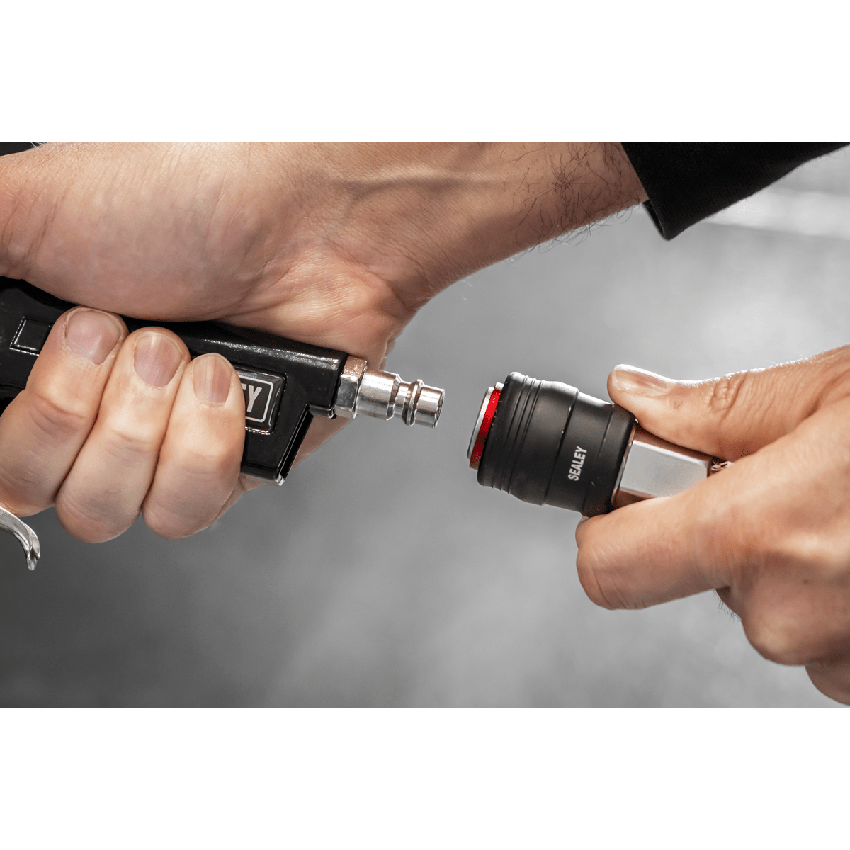 Sealey SA332D Digital Pistol Grip Tyre Inflator with Clip-On Connector - SA332D - Sealey Tools UK - Trade Counter Direct