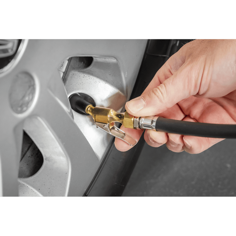 Sealey SA332D Digital Pistol Grip Tyre Inflator with Clip-On Connector - SA332D - Sealey Tools UK - Trade Counter Direct