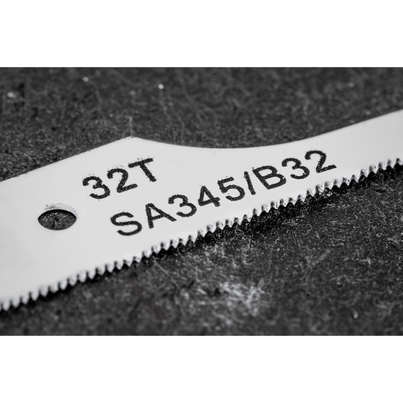 Sealey SA345/B32 74mm HSS Air Saw Blade 32tpi - Pack of 5 - SA345/B32 - Sealey Tools UK - Trade Counter Direct