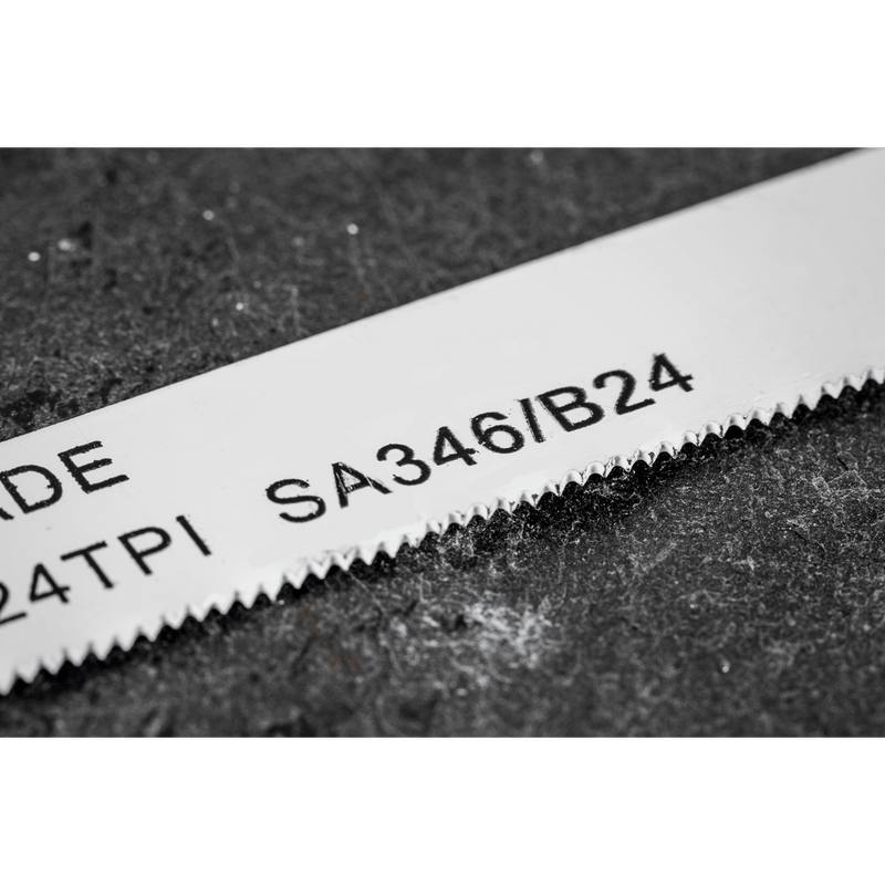 Sealey SA346/B24 141mm HSS Air Saw Blade 24tpi - Pack of 5 - SA346/B24 - Sealey Tools UK - Trade Counter Direct
