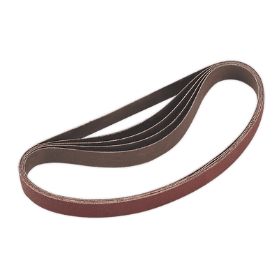 Sealey SA355/B80G Sanding Belt 20 x 520mm 80Grit Pack of 5 - SA355/B80G - Sealey Tools UK - Trade Counter Direct