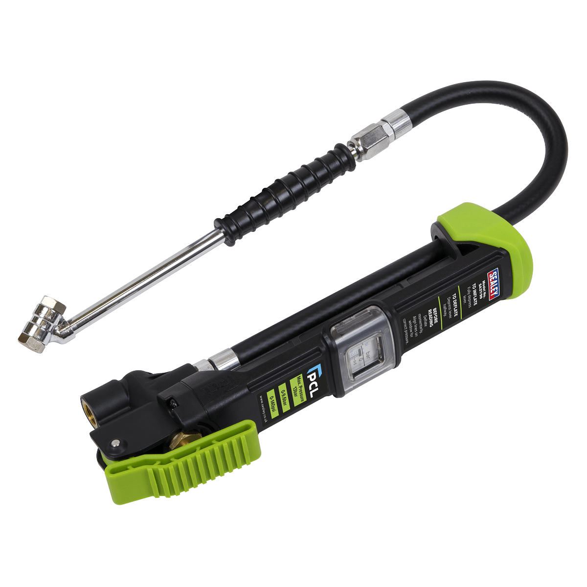 Sealey SA37/99 PCL Airlite Eco Tyre Inflator with Twin Push-On Connector - SA37/99 - Sealey Tools UK - Trade Counter Direct