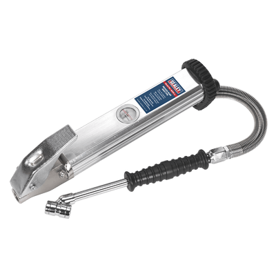 Sealey SA39 Tyre Inflator Long Type with Twin Push - On Connector - SA39 - Sealey Tools UK - Trade Counter Direct