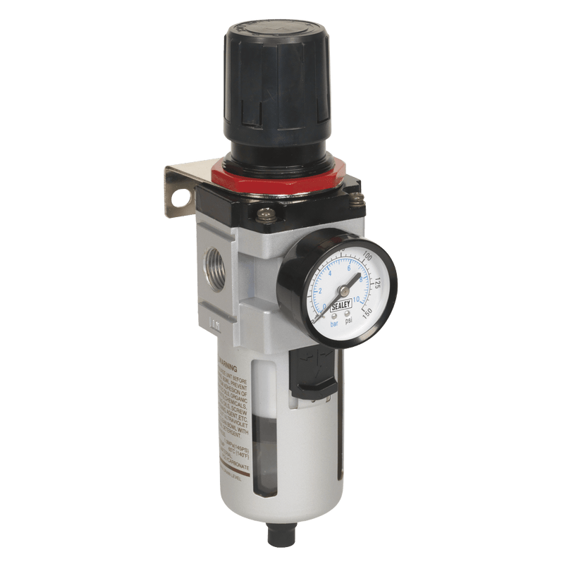 Sealey SA4001FR Air Filter/Regulator - High Flow - SA4001FR - Sealey Tools UK - Trade Counter Direct