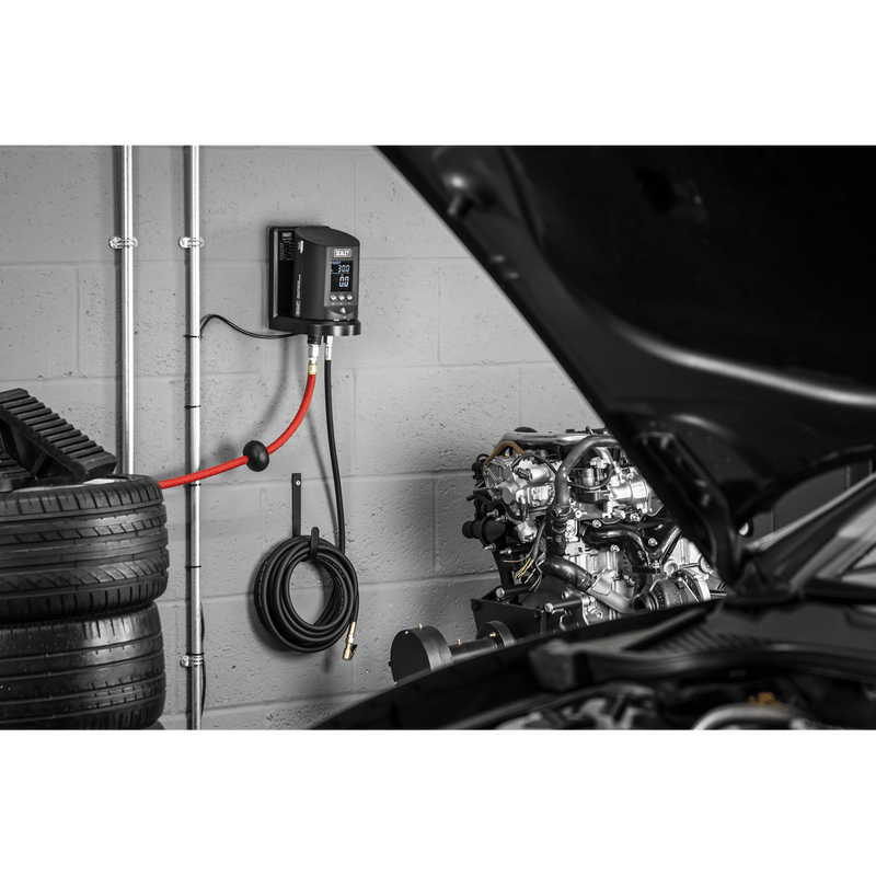 Sealey SA450 Wall Mounting Tyre Inflator Digital - SA450 - Sealey Tools UK - Trade Counter Direct