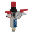 Sealey SA4FR/38 Air Filter/Regulator 3/8"BSP Male - 1/4"BSP Male - SA4FR/38 - Sealey Tools UK - Trade Counter Direct