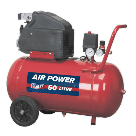 Sealey SA5020 Air Compressor 50L Direct Drive 2hp - SA5020 - Sealey Tools UK - Trade Counter Direct