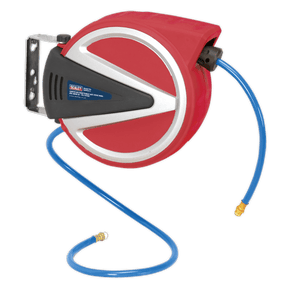 Sealey SA812 Retractable Air Hose Reel 12m Ø6.5mm ID - PU Hose - SA812 - Sealey Tools UK - Trade Counter Direct