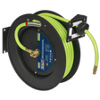 Sealey SA841HV Retractable Air Hose Metal Reel 15m Ø10mm ID High - Visibility TPR Hose - SA841HV - Sealey Tools UK - Trade Counter Direct